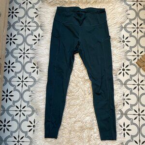Lululemon Teal High-Rise Leggings – Size 10